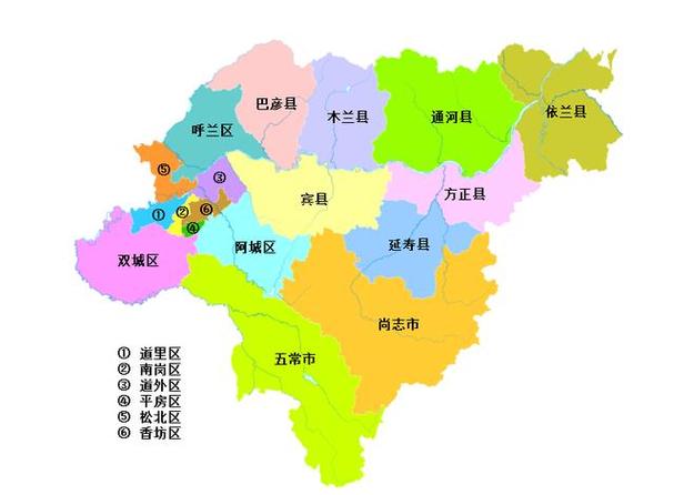 黑龙江有几个市多少个县